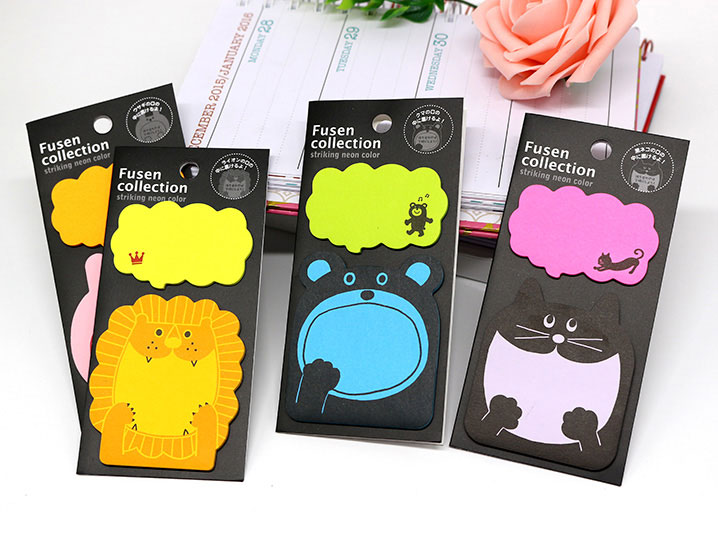 Cartoon shape sticky note